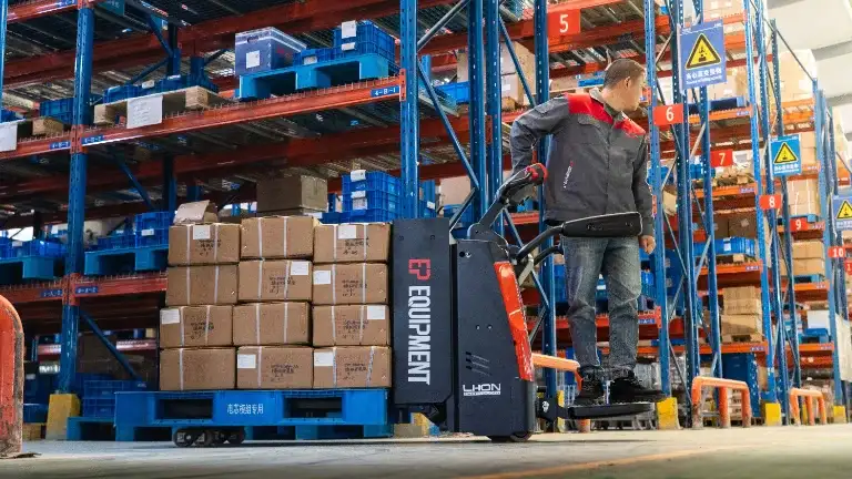 Xe nâng tay điện 3.5 tấn nâng pallet